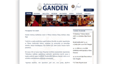 Desktop Screenshot of ganden.lv